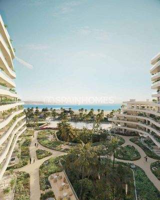Beachfront Flats in a Complex with Rich Amenities in Malaga