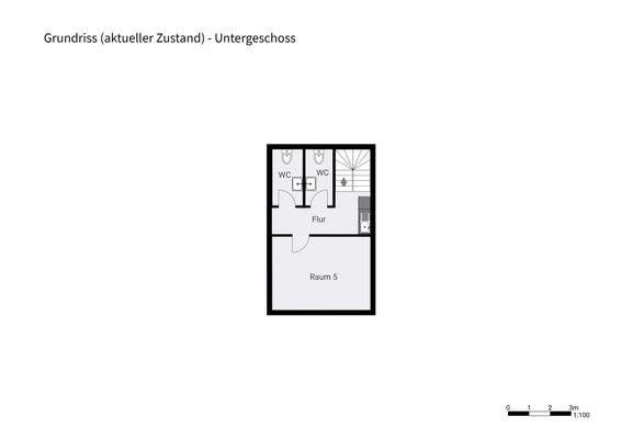 Grundriss - aktueller Zustand UG