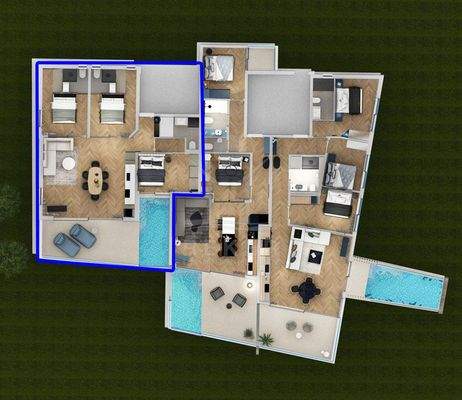 Großzügige Wohnfläche mit moderner Ausstattung