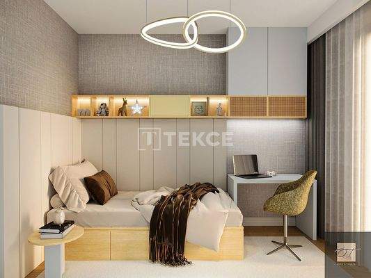 Apartments in a Complex with Pool and Parking in Bağcılar İstanbul