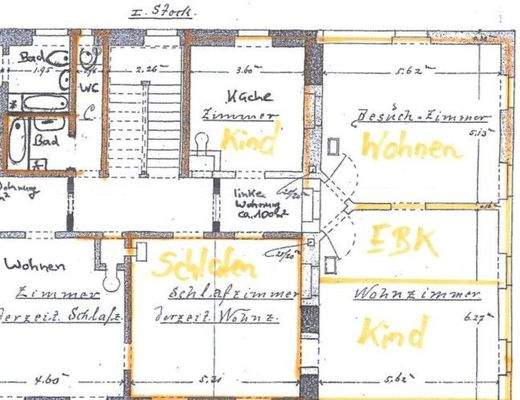 1. Stock Rot am See Wohnung 3