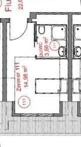 Grundriss Appartment 111