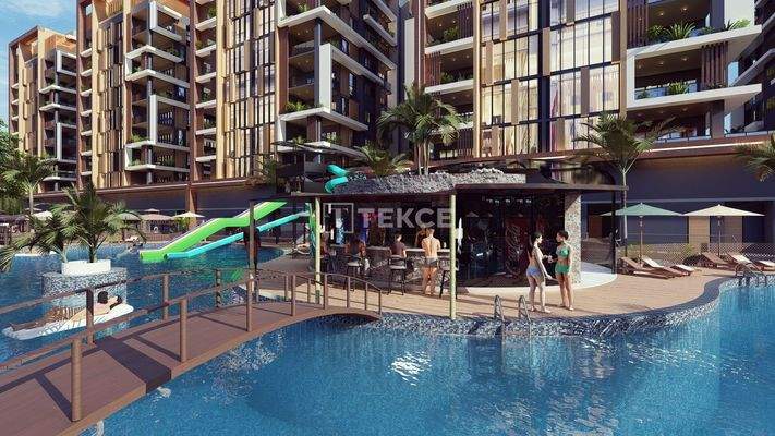 Flats in a Complex with Rich On-Site Facilities in Mersin