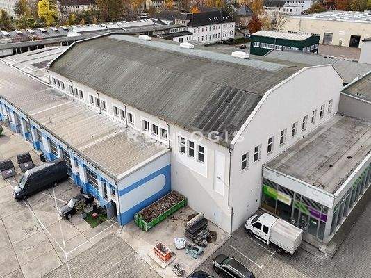 Halle 2 und 5 Luftbild