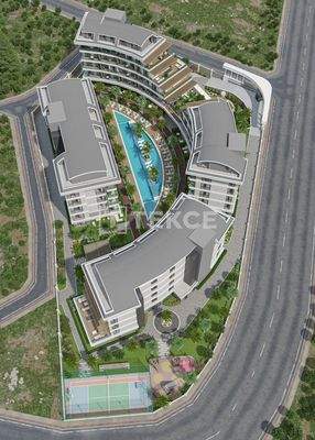 Stylish Apartments in a Hotel Concept Project in Alanya Oba