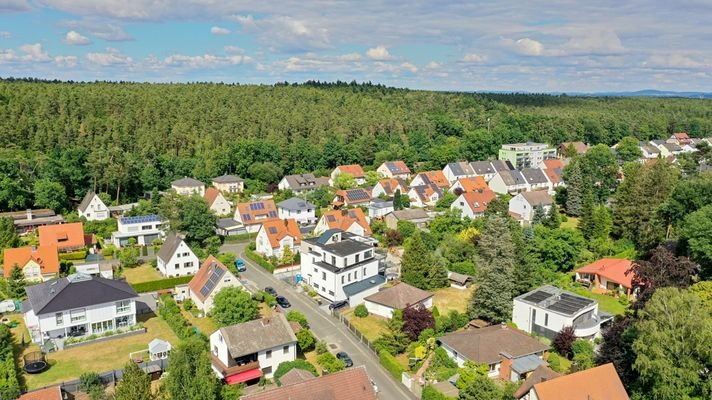 Blick von der Dachterrasse