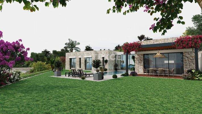 Sea View Properties in a Complex with Pool in Bodrum Turkey