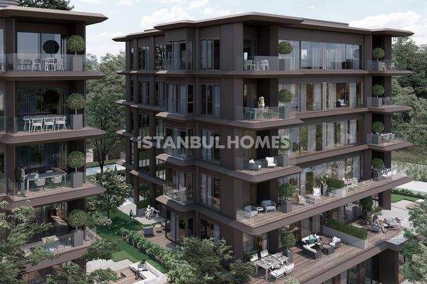 New-Build Flats Next to Golf Club in Istanbul Eyupsultan