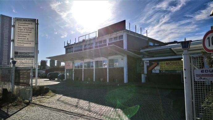 Grundstückszufahrt u. Hauptgebäude
