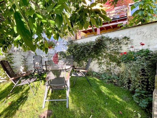 Sitzecke im Garten