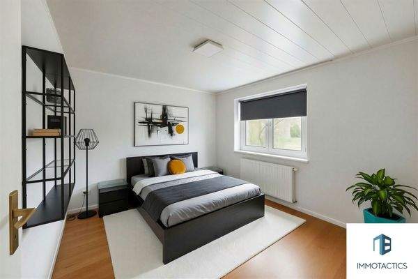 Schlafzimmer EG - Einrichtungsbeispiel