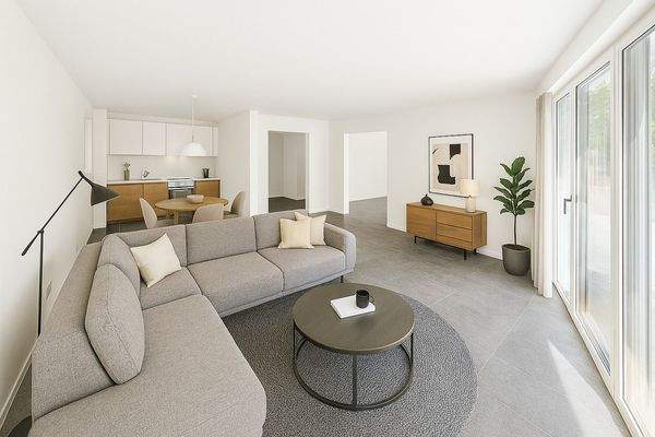 Wohnbeispiel Küche und Wohnbereich