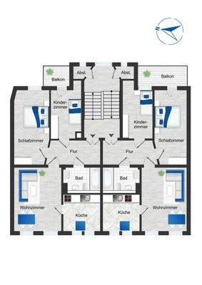 Grundriss 1. Obergeschoss