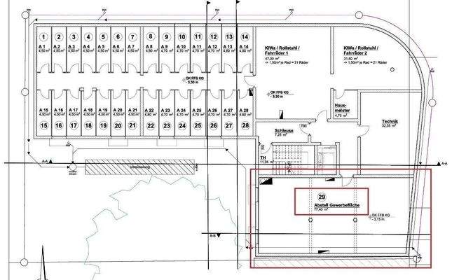 Gewerbe Abstellraum_UG_ Parkblick