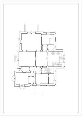 Planimetria piano primo Villa Stefania