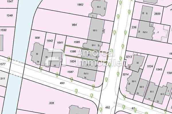 Ausschnitt der Flurkarte