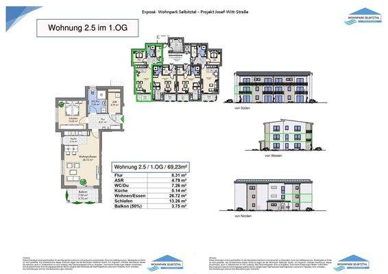 Wohnung 2.5 in Haus 2