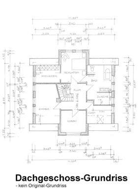 Dachgeschoss-Grundriss