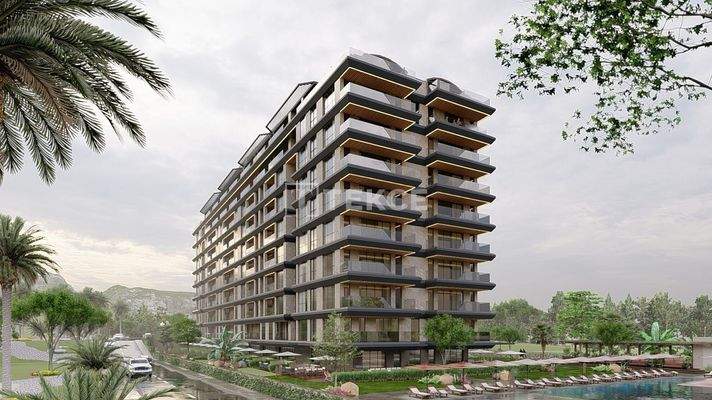 Apartments in a Luxury Project 200 M from the Sea in Antalya Lara