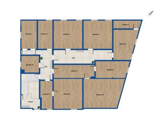 Grundriss 2. OG Haus II