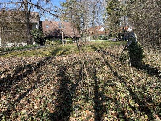 straßenseitiger Blick