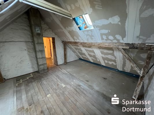Ausbaufähiger Raum im Dachgeschoss