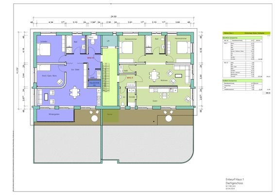 Grundriss Dachgeschoss