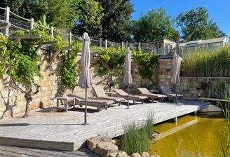 Liegefläche am Badeteich