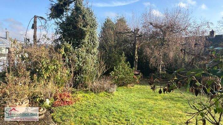 Garten, nach Süd-West ausgerichtet