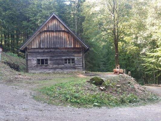 Ansicht Zufahrt Hütte