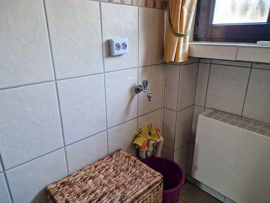 Platz für Waschmaschine