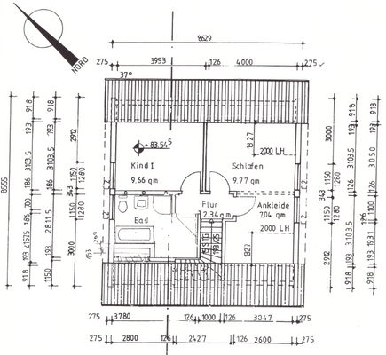 Grundriss Dachgeschoss