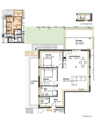 Grundriss WHG. 3 EG