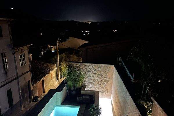 Poolbereich von oben