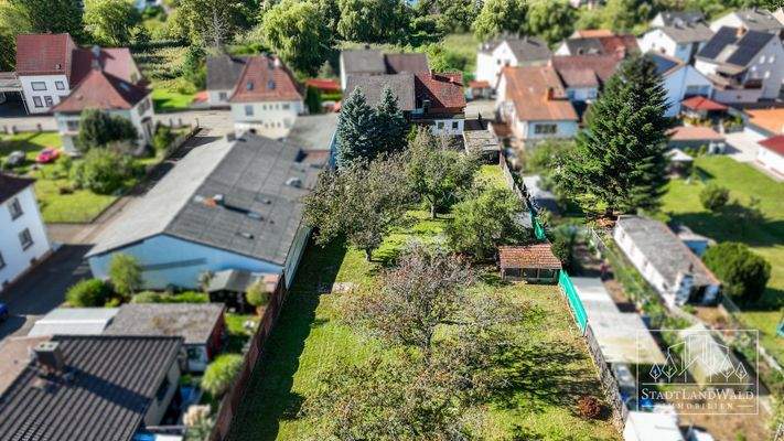 Luftbild Garten