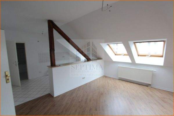 Wohnzimmer mit Küche