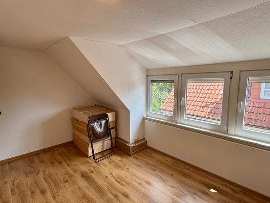 Schlafzimmer mit Dachgaube