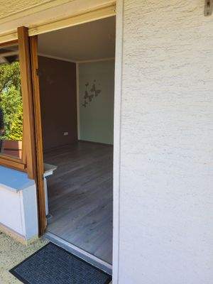 Zugang zum Balkon aus dem Schlafzimmer