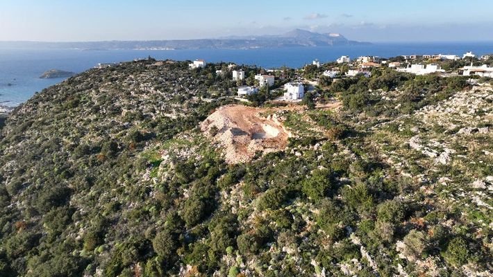 Kreta, Plaka: Neubau! Atemberaubende Villa mit Pool und Meerblick zu verkaufen