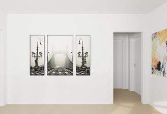 Blick in durch die Eingangstür. 