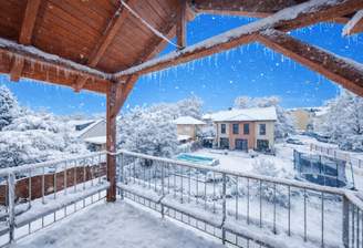 Blick im Winter (Illustriert)