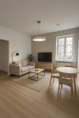 3D-Rendering Wohnzimmer 