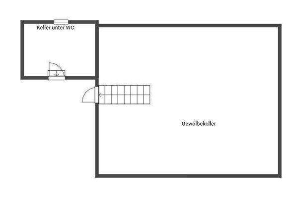 Untergeschoss - Gewölbekeller
