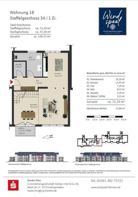 Grundriss Wohnung 18