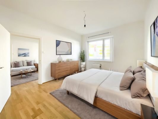 Einrichtungsbeispiel Schlafzimmer