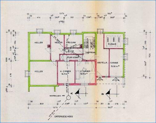 Grundriss Untergeschoss