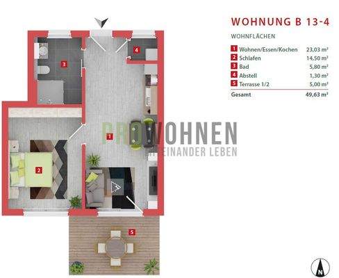 Wohnung B 13-4