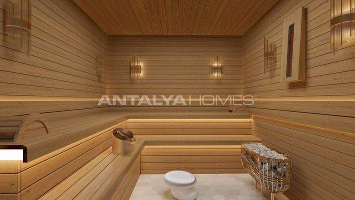 Properties in a Complex with Pool in Alanya Mahmutlar