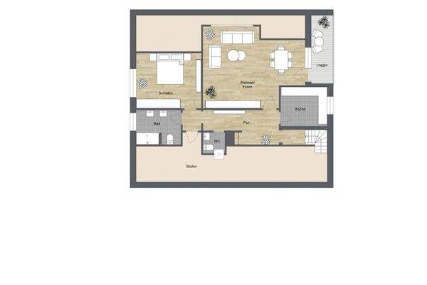 024 - Grundrissplan Dachgeschoss