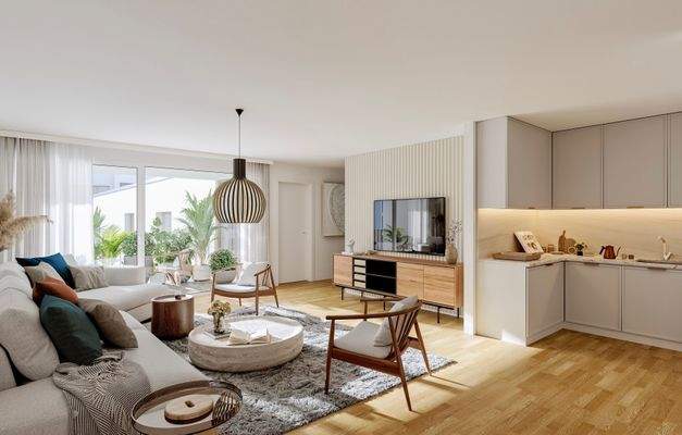 Beispiel Wohn./Küchenbereich